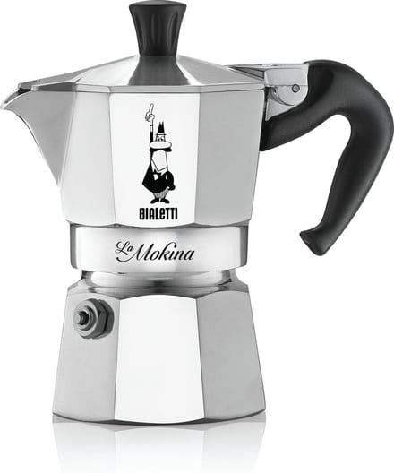 Bialetti La Mokina 0,04 l Aluminium, Zwart