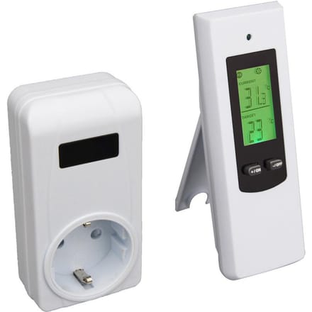 Huishoudelijke draadloze thermostaatcontroller en stopcontactenset Verwarming Koelmodi Objecttemperatuur EU Plug veelkleurig