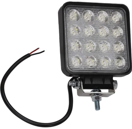 DMP verstraler led 12v 16 leds univ zwart