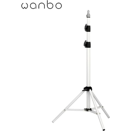 Wanbo-projector Universeel statief Draagbaar 30170cm Verstelbare hoogte / 3-sectie statief / 360 graden weergave / Versterkt statief voor Wanbo-projector wit