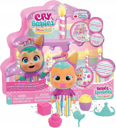 Cry Babies Magische Tranen Verjaardagskalender met Pop en Accessoires
