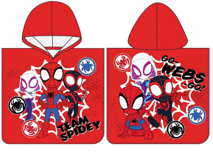 Spiderman Team Spidey strandhanddoekponcho 50x115 cm