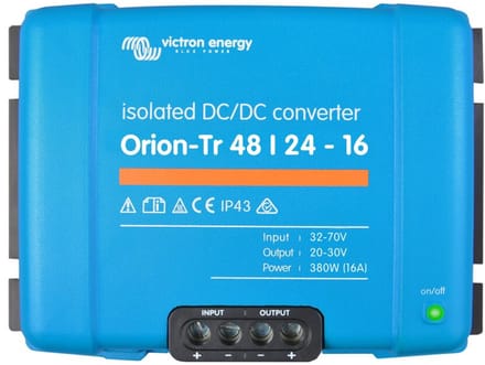 Victron Orion-Tr 48/24-16A (380W) Isolated DC-DC converter