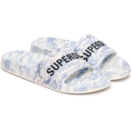 Superdry  Teenslippers Camo Print Pool Slide