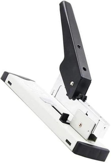 Zware Nietmachine - Nietapparaat Bureau - Documenten Verzamelen - 100 Vel Capaciteit - 28 cm - Grijs