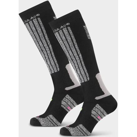 Poederbaas Skisokken 2-pack Zwart-43/46