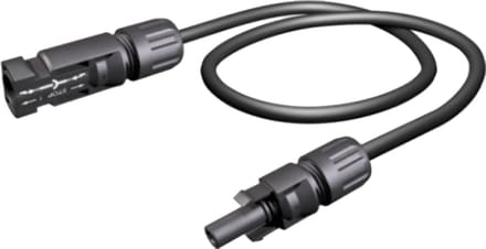 APSystems 1 meter DC verlengkabel met mc4 stekkers