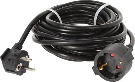 FX Control Verlengsnoer - 5 meter zwart - voor binnen