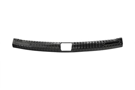 Audi Q4 E-Tron 2021-2027 Laadrandbeschermer – Bumper - Drempel - Lijst - Loading Edge Protector - Bumperbescherming - Stainless steel - Zwart
