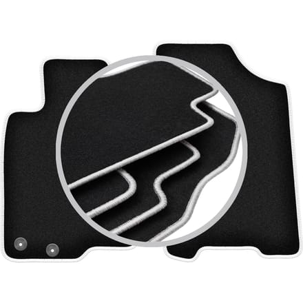 CARLUX-SILVER automatten voor: Nissan Navara IV pick-up (2014-)