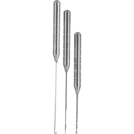 3 stuks RVS Vis Aas Stringer Boor Naald Draagbaar Roestvrij Vistuig gray