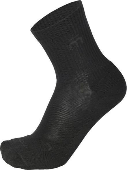 Tennis Crew Sock Medium Weight - Mico-Zwart-47 - 49