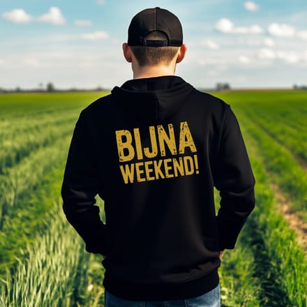 AGRIFANS® Bijna Weekend - Heren Hoodie - S