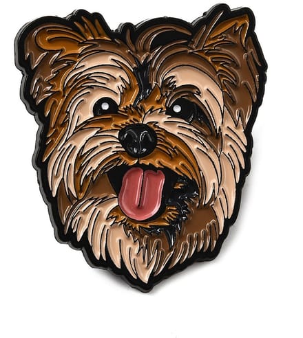 Pin hond, huisdier, emaille pin, broche, kledingspeld