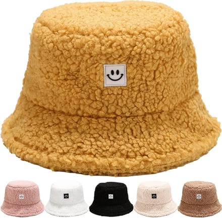 Allecta - Winter Vissershoed Dames - Bont - Warm - Eenheidsmaat Geel