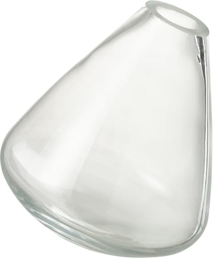J-Line vaas Topaz - glas - transparant - 13.5 cm hoog