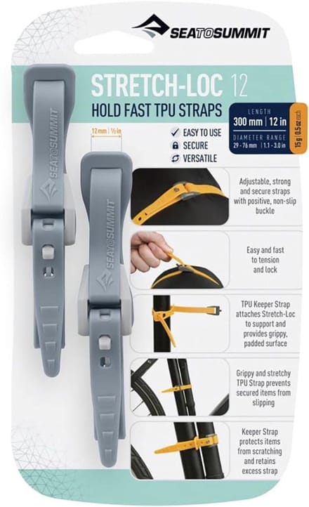 Spanbanden Set - Elastische Banden - Outdoor Activiteiten - Verstelbare Lengte - 2x 500 mm - Grijs