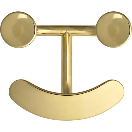 Fritz Hansen - Happy Hook Kapstok - messing - goud