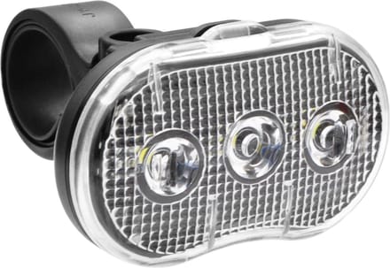 Benson Fietslamp - LED - wit - waterbestendig - 3 functies - incl. batterijen