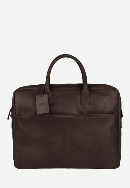 Burkely Fundamentals Vintage Max Worker 17" - Laptoptas - Volwassenen - Bruin