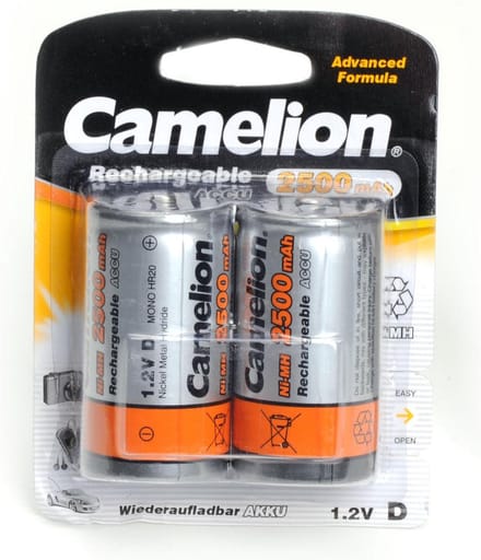Camelion 17025220 batterij Oplaadbare batterij D Nikkel-Metaalhydride (NiMH)