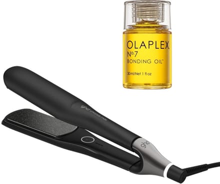 ghd Chronos Max Styler Black + Olaplex No.7 Bonding Oil 30ml