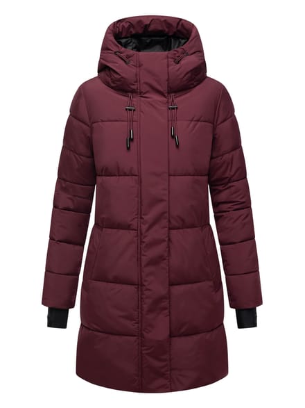 Marikoo dames winterjas met capuchon & fleecevoering – Kaituu