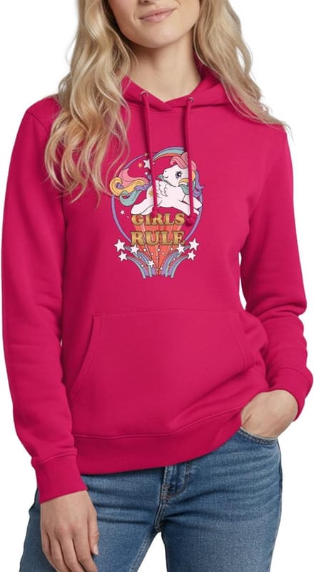 My Little Pony Retro Girls Rule Statement Hoodie Dames