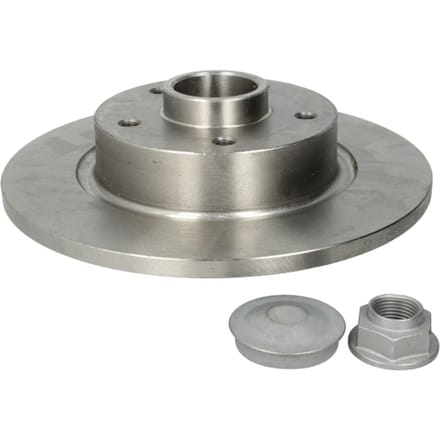 Remschijf TRW DF6203BS achter, volledig, 1 Stuk