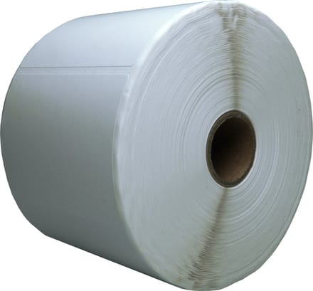 DULA Compatible Zebra Labels 76x51mm - 1370 etiketten per rol - kern 25mm - Wit - Permanent - 1 rol