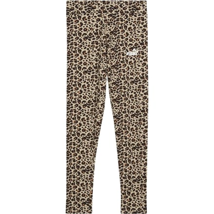 Puma Meisjes Legging met Luipaardprint (Amandel)