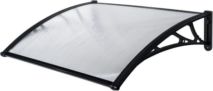 Robuuste Polycarbonaat Luifel voor Deur of Raam (80x100 cm)