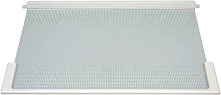 Glazen plank afdekplaat voor koelkast 495x300 mm
