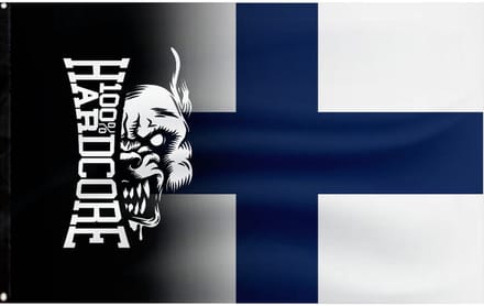 100% Hardcore Vlag Finland