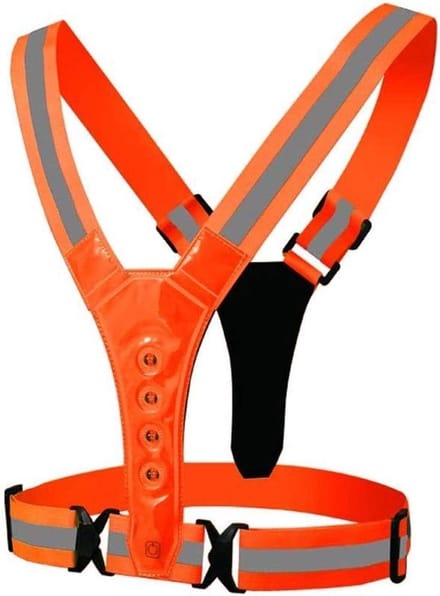 Go Go Gadget - Hardloopvest - Verlichting - Veiligheid - Accessoires - LED - Fiets-/hardloop-/wandelsport vest - Oranje