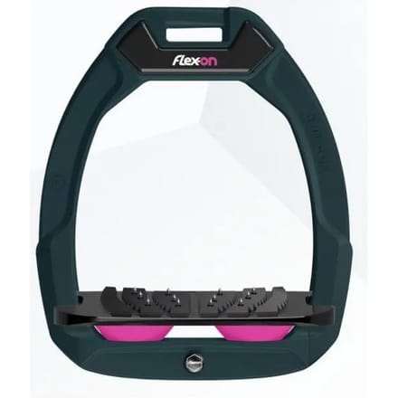 Veiligheidsepiters Plat Ultra Grip Groen/Zwart/Roze Flex-On Safe-On