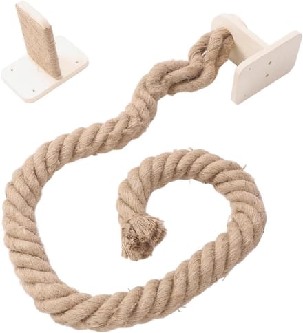 Klimtouw voor katten - Krabmeubel - Katten spel en rust - Robuuste constructie - 173 cm - Niet gespecificeerd