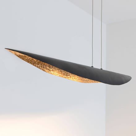 Holländer Chiasso LED hanglamp, zwartbruin/goud