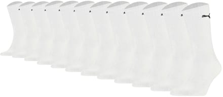 PUMA Unisex Sportsokken 12-Pack Wit