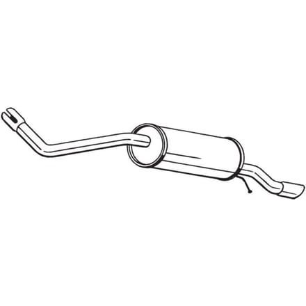 Geluiddemper achter BOSAL 233-569