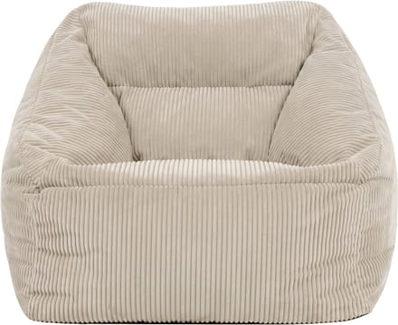 icon - Natalia XL Zitzak Fauteuil - Ribfluweel - Beige