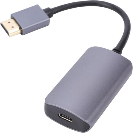 Video Adapter - Converter Hub - AR Bril Gebruik - 4K 60Hz Beeld - Compact Ontwerp - Metaal