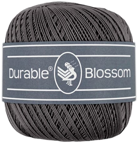 Durable Blossom - 2236 Charcoal - Verfijnd Gemerceriseerd Katoen Garen