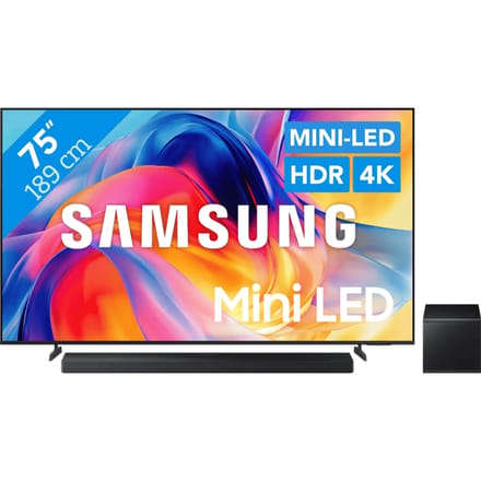 Samsung Mini-led 75" M73H (2026) + Samsung HW-QS700F (2025)