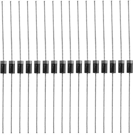 Gelijkrichterdiode 100 Stuks 1A 1000V Blokkerende Diode voor Elektronische Toepassingen