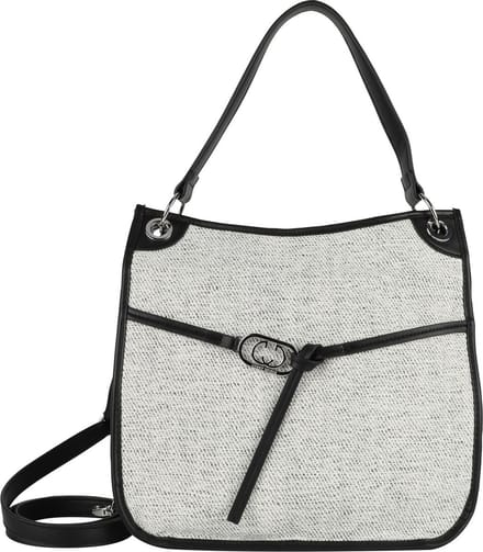 GERRY WEBER Schoudertas Summer Walk Hobo MHZ Black Lichtgrijs