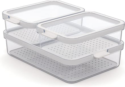 Rotho - Set koelkastorganizer 3 stuks CAUMA 2,6 l + 2 x 1,2 l