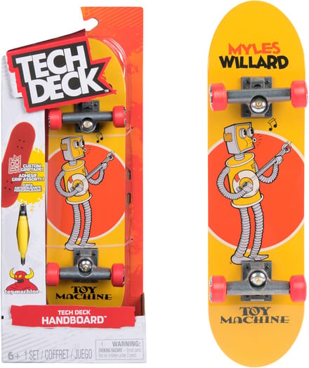 Tech Deck, Toy Machine Handboard, authentieke miniskateboards (alleen voor gebruik met de hand)