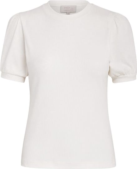 Minus Johanna Tee Tops & T-shirts Dames - Shirt - Ecru - Maat M