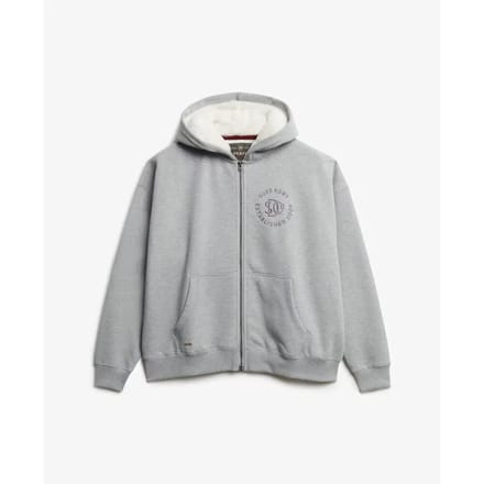 Superdry Essential Logo Hoodie Grey Grootte: XL